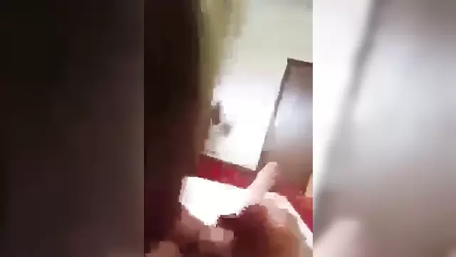 Gentle blowjob from Asian wife